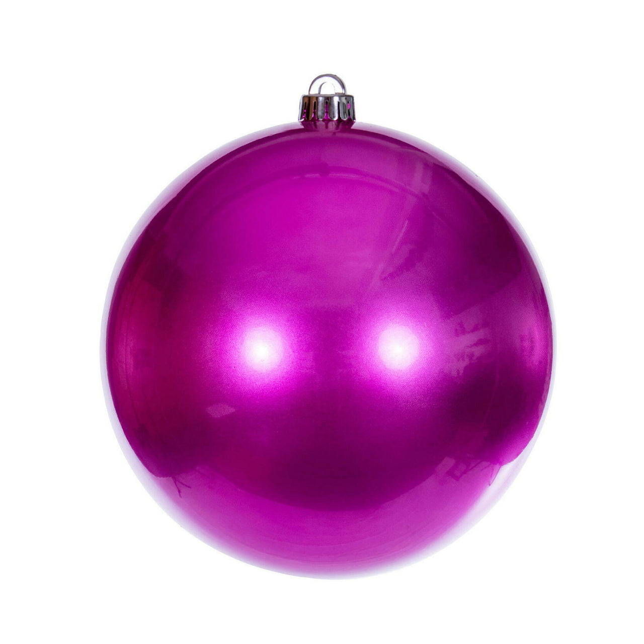 4" Hot Pink Candy Ball UV Drilled
