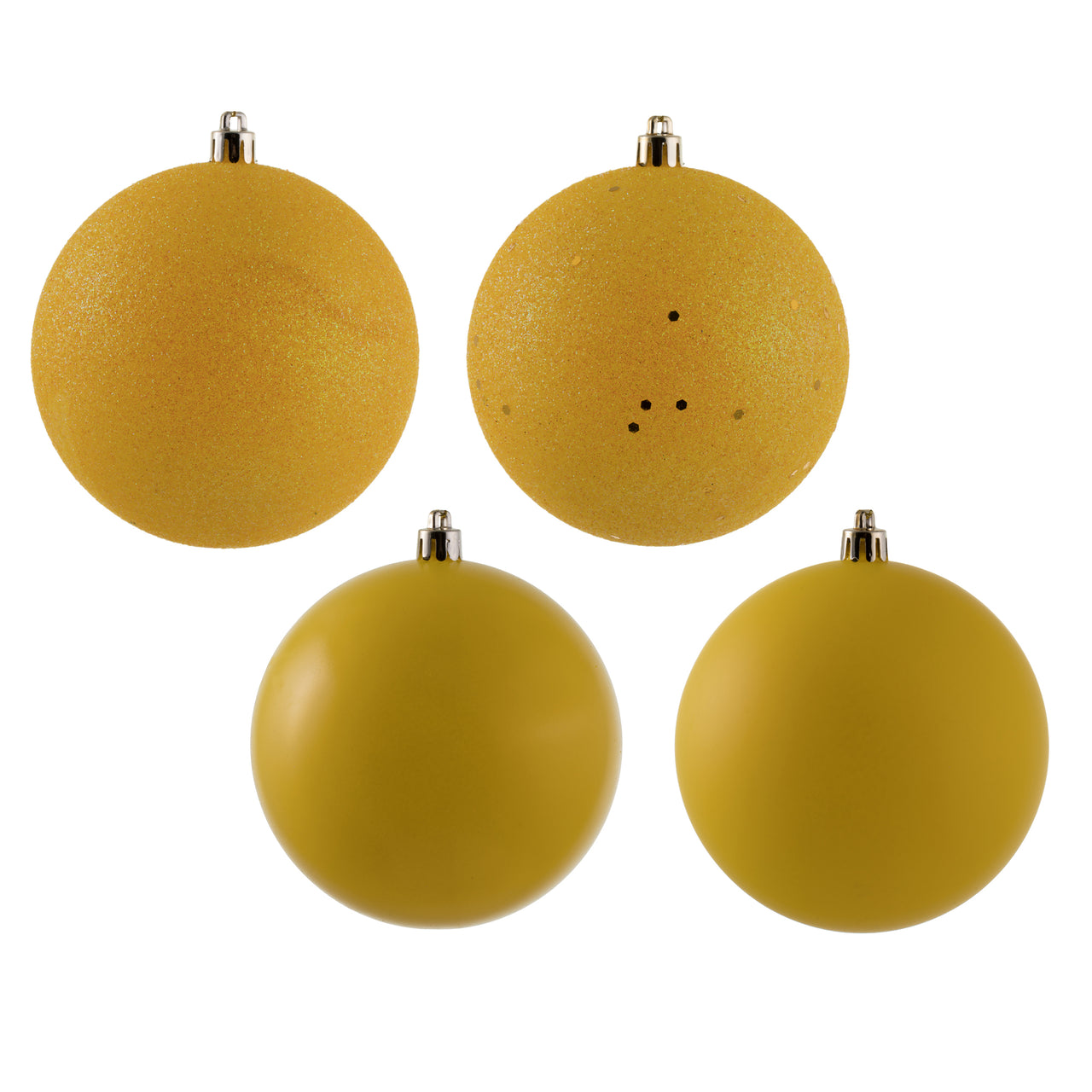 4" Yellow Ball 4 Finish Asst