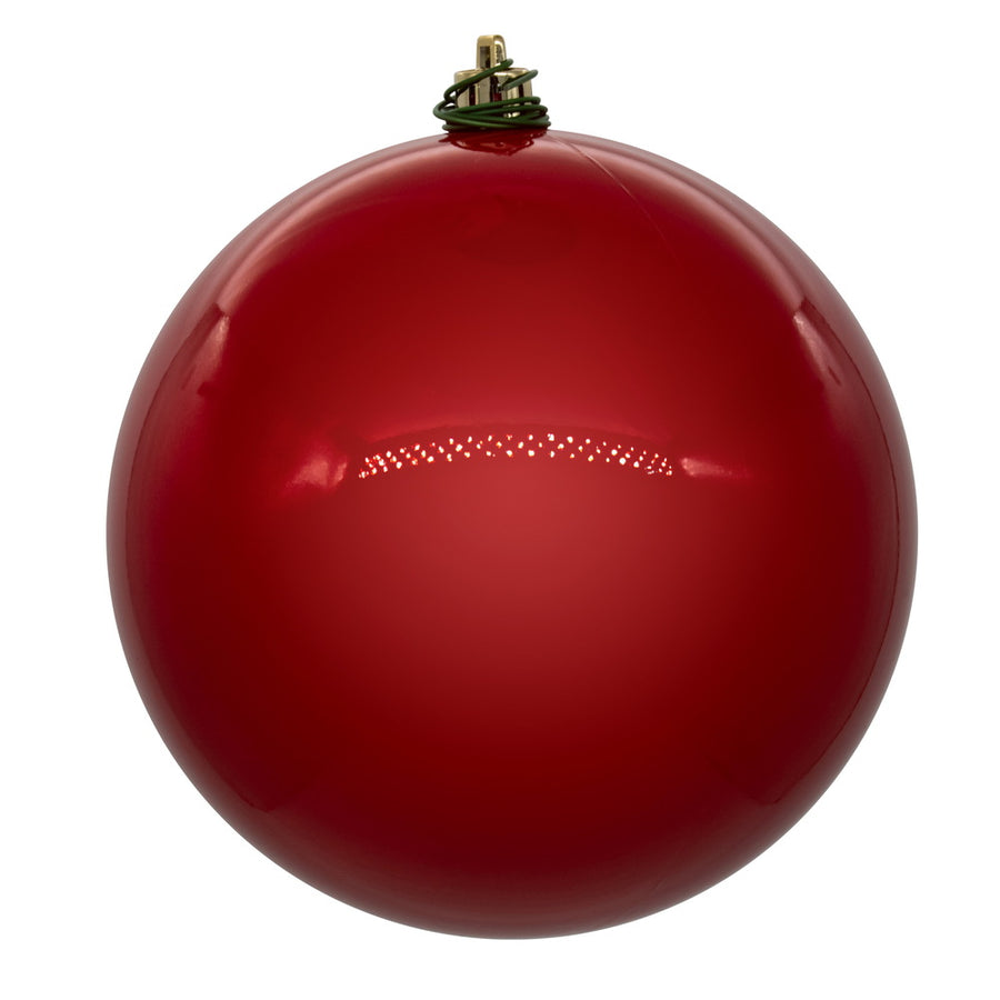 6" Red Pearl Ball UV Drill