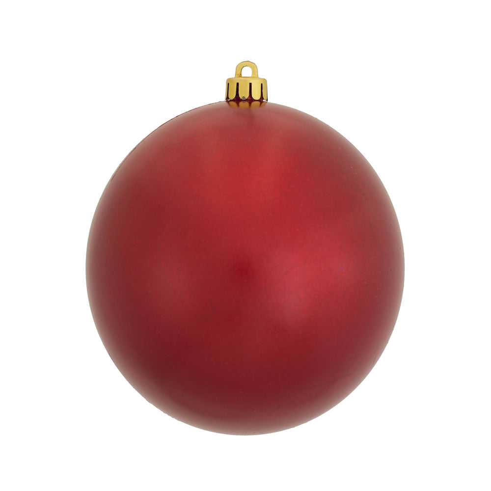 4.75" Red Candy Ball UV Drilled