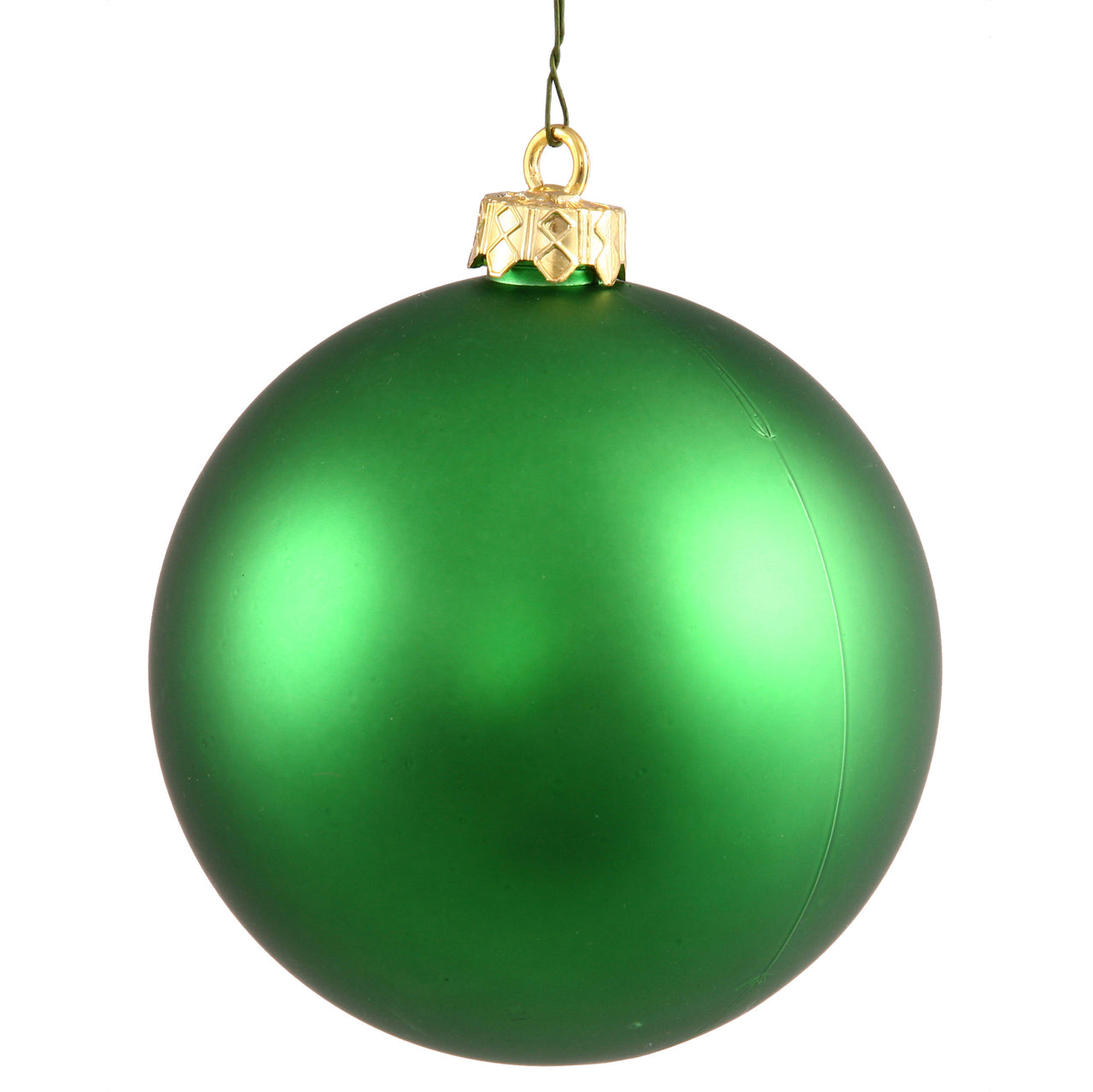 3" Christmas Green Matte Ball