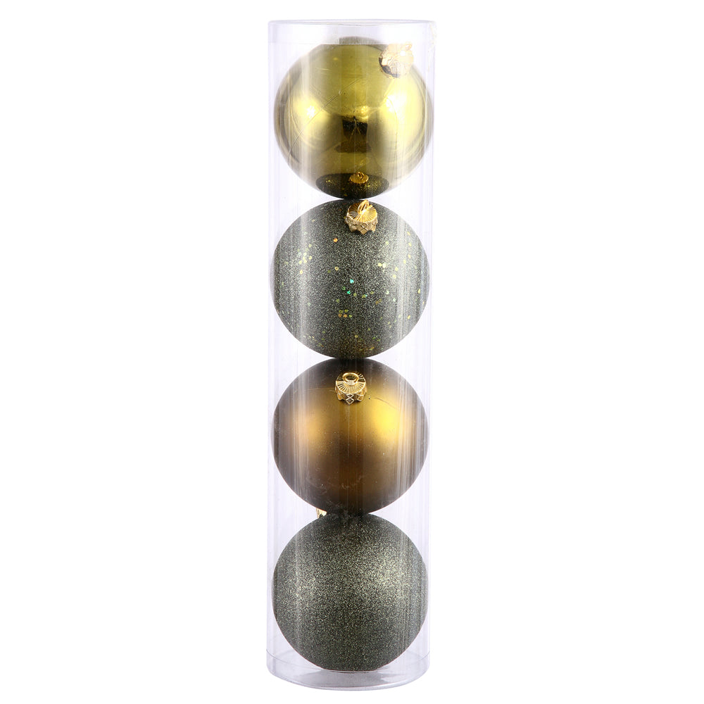 4.75" Olive 4 Finish Ball Asst