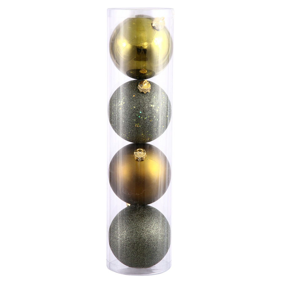 4.75" Olive 4 Finish Ball Asst