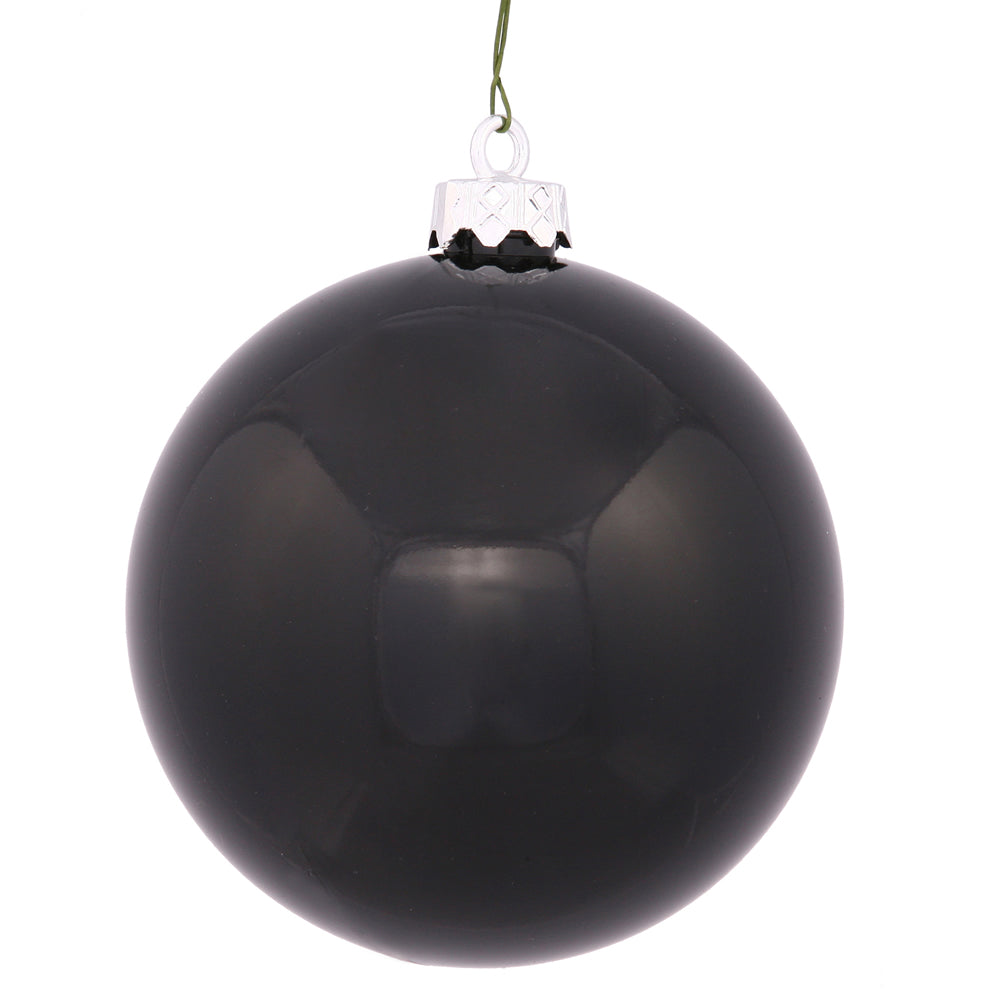 2.4" Black Shiny Ball