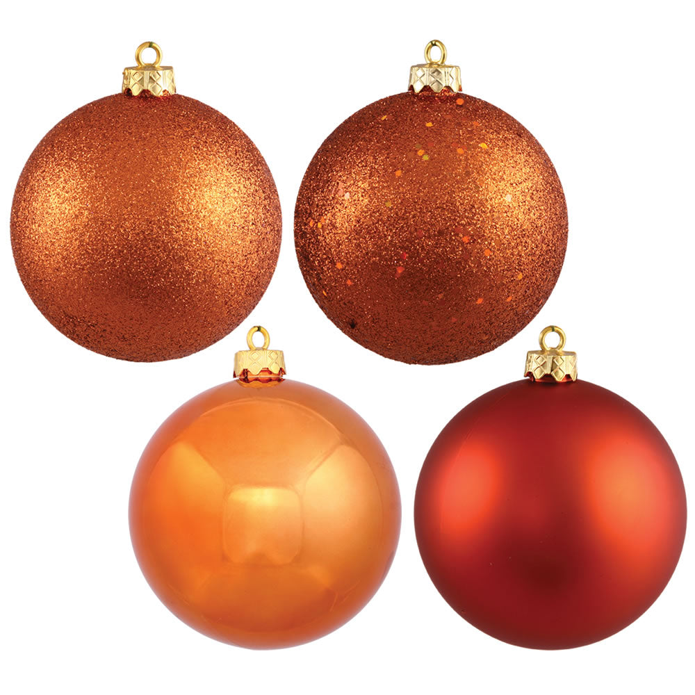 4.75" Burnish Orange 4 Finish Ball
