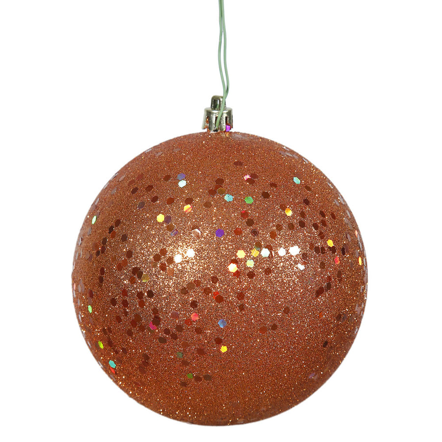 4.75" Brn Orange Sequin Ball Drill