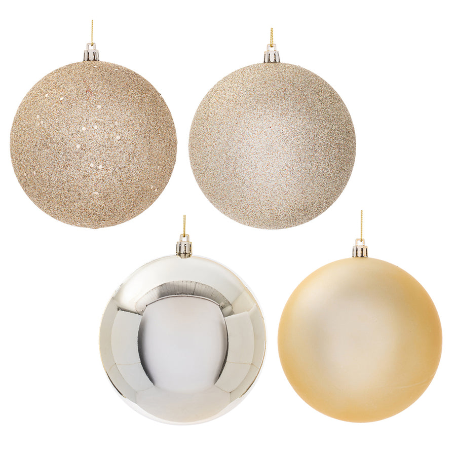 4.75" Champagne 4 Finish Ball Asst