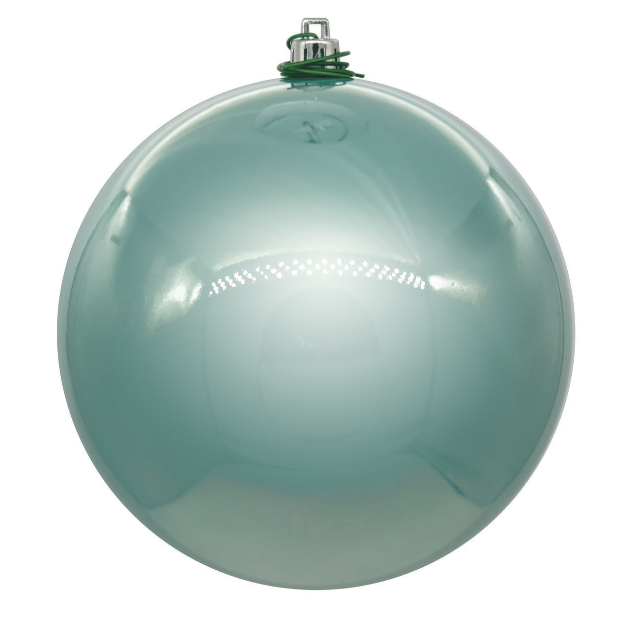 10" Frosty Mint Pearl Ball UV Drill