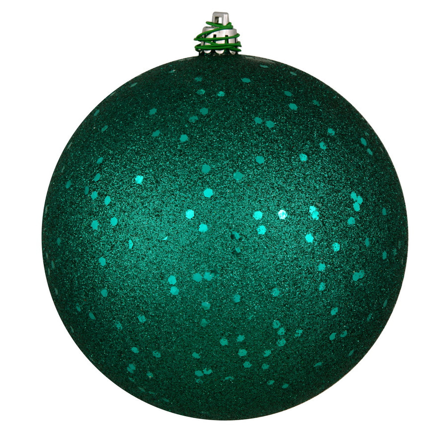 4.75" Dark Teal Sequin Ball Drilled