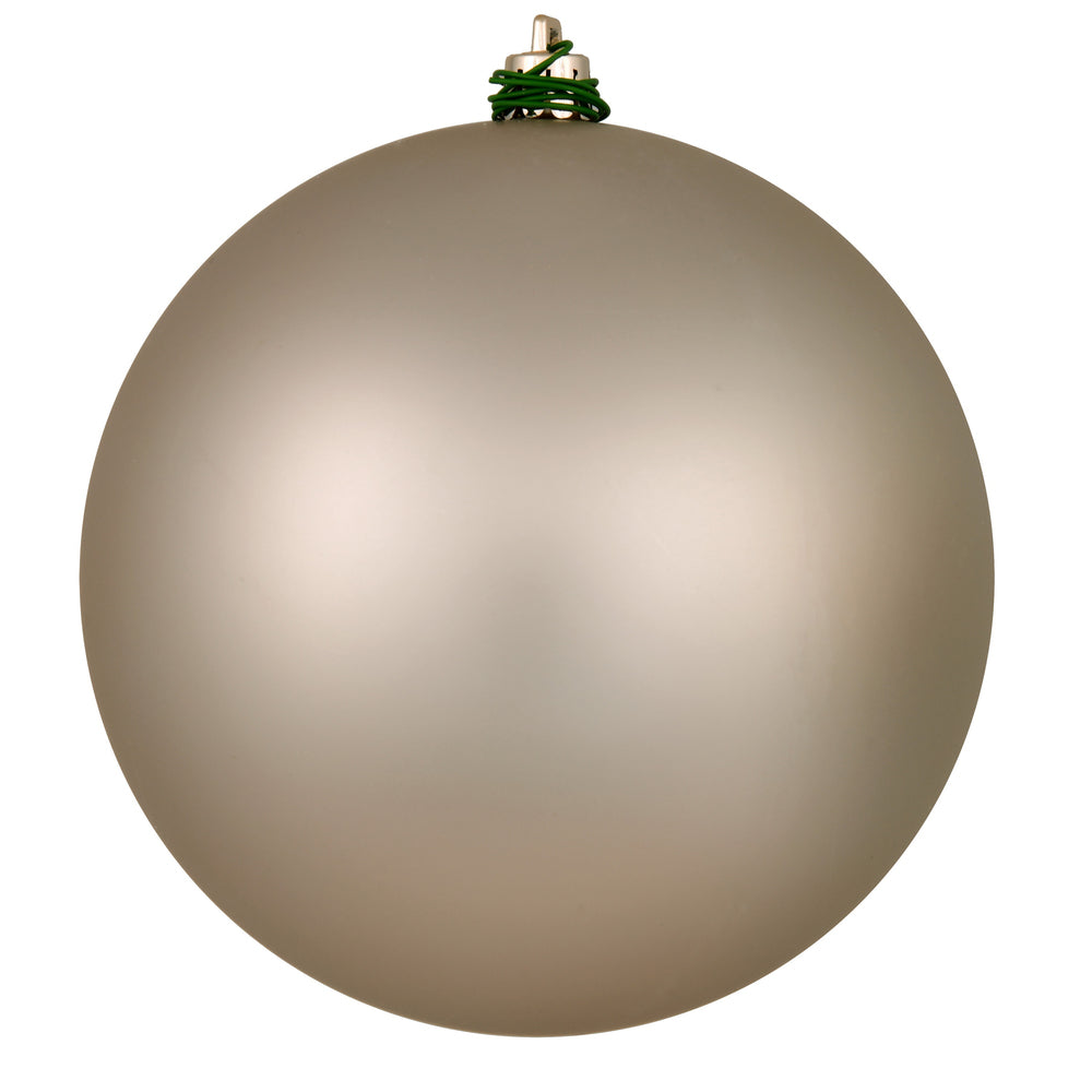 8" Oat Matte Ball UV Drilled