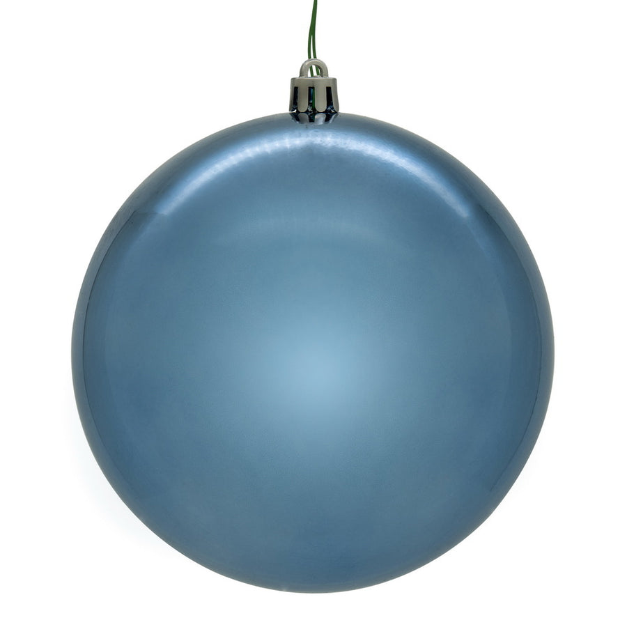 2.4" Denim Blue Shiny Ball UV