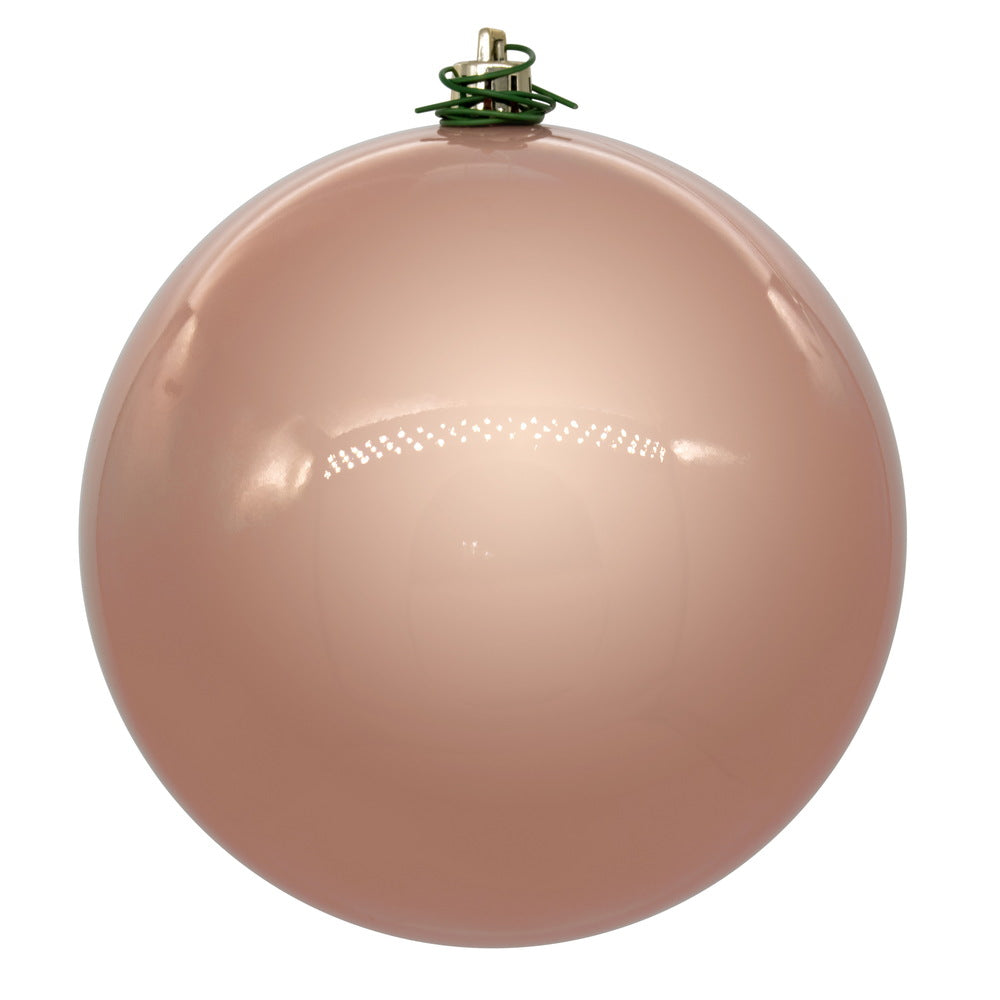 8" Rose Gold Pearl Ball UV Drill