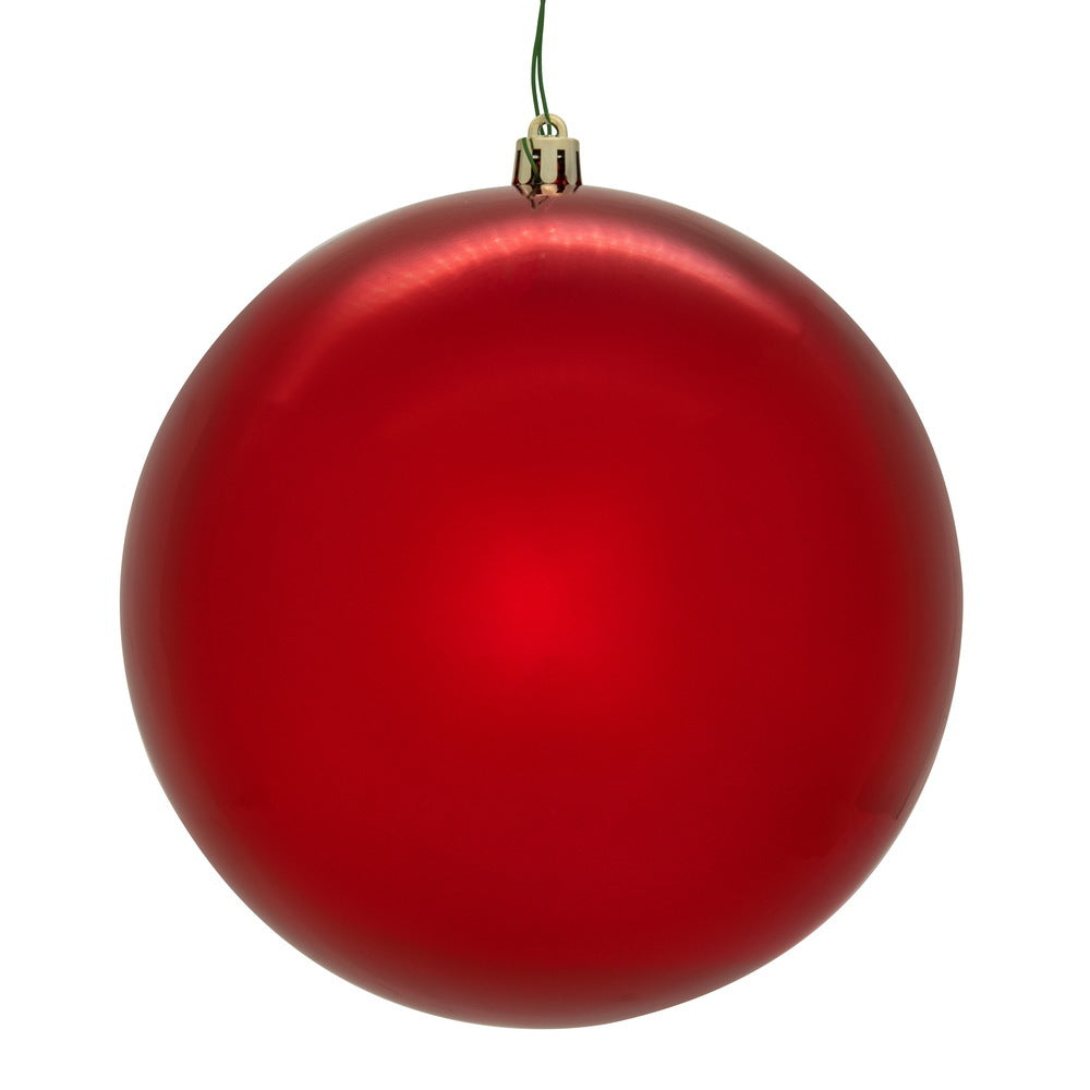 4.75" Red Shiny Seamless UV Drilled