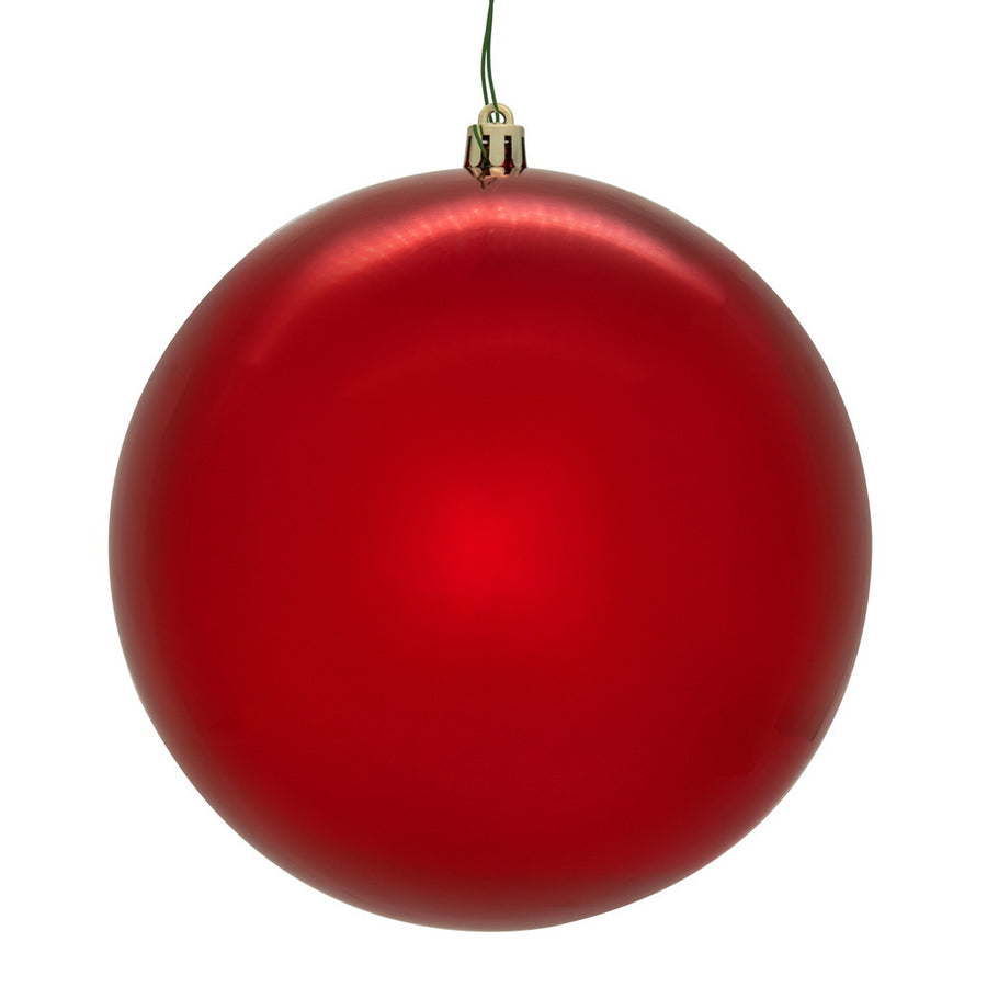 4.75" Red Shiny Seamless UV Drilled
