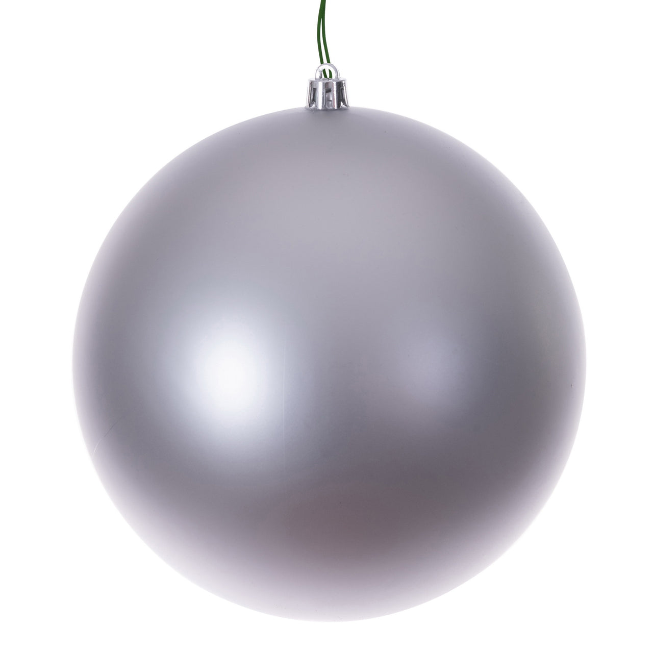 6" Silver Matte Seamless UV Drilled