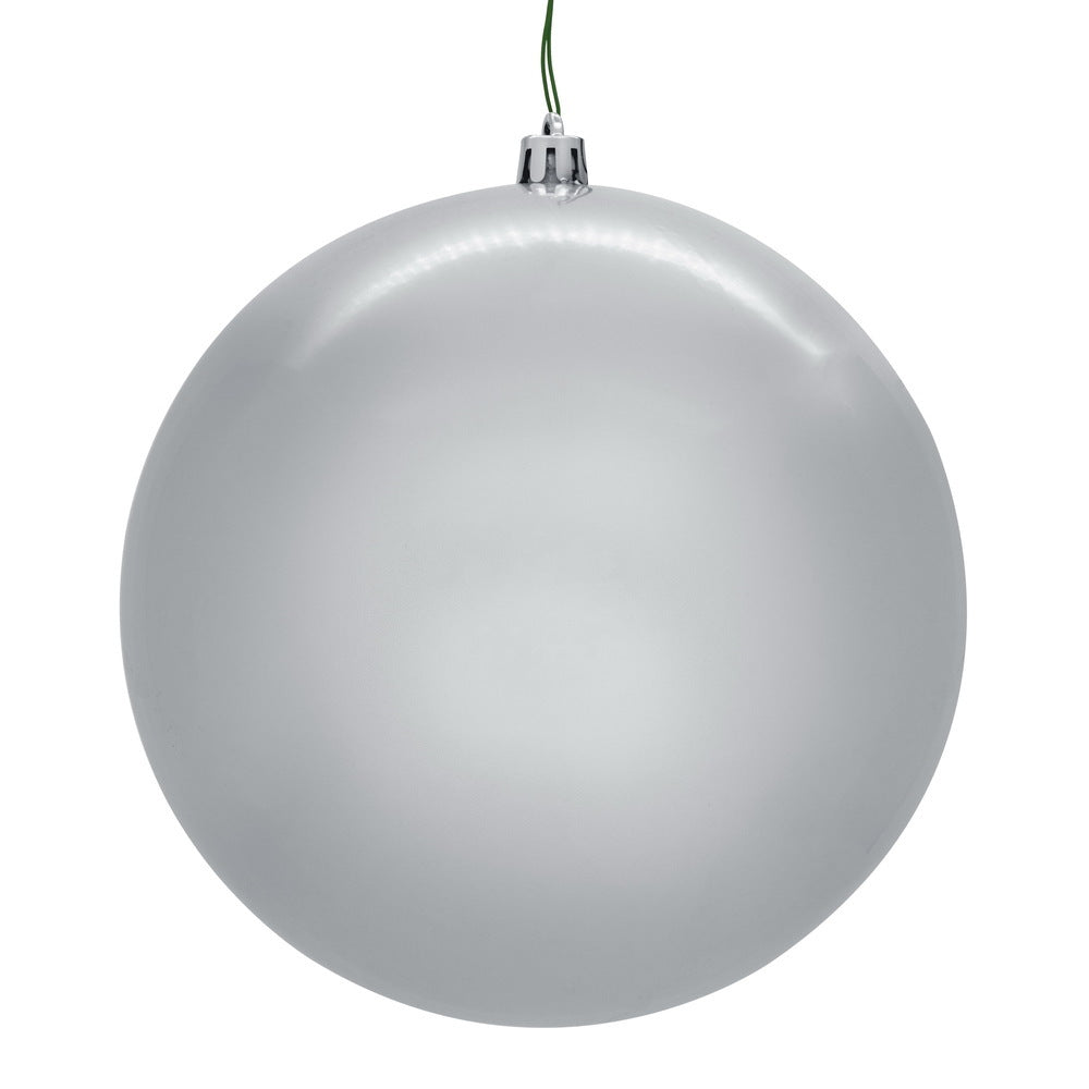 6" Silver Pearl Seamless UV Drilled