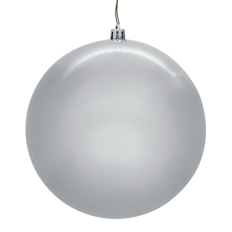 6" Silver Pearl Seamless UV Drilled