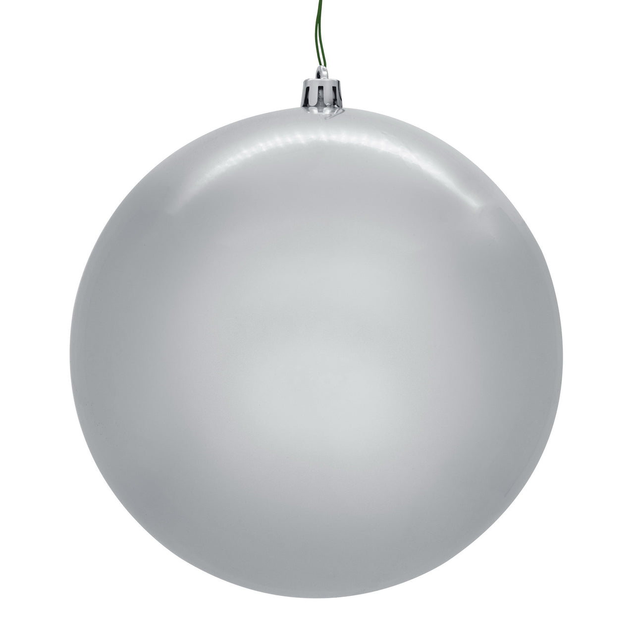 4" Silver Pearl Seamless UV Drilled