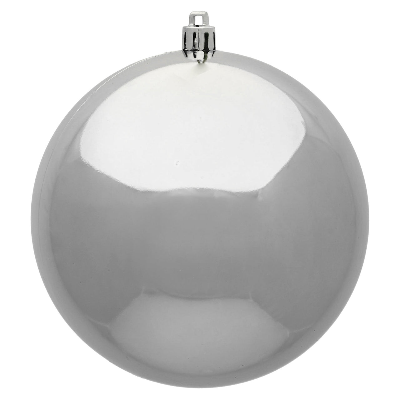 6" Silver Shiny Ball UV Drilled