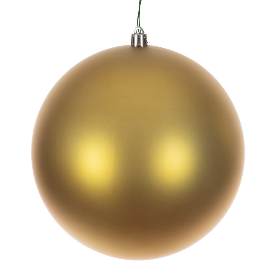 4" Gold Matte Seamless UV Drilled