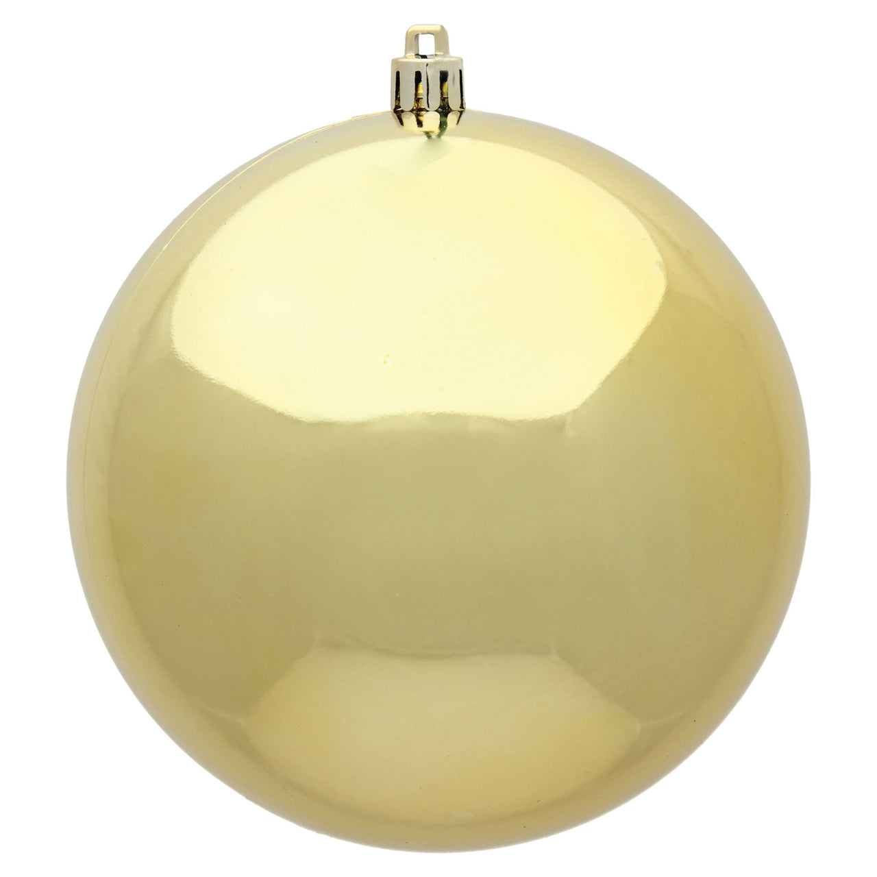 6" Gold Shiny Ball UV Drilled