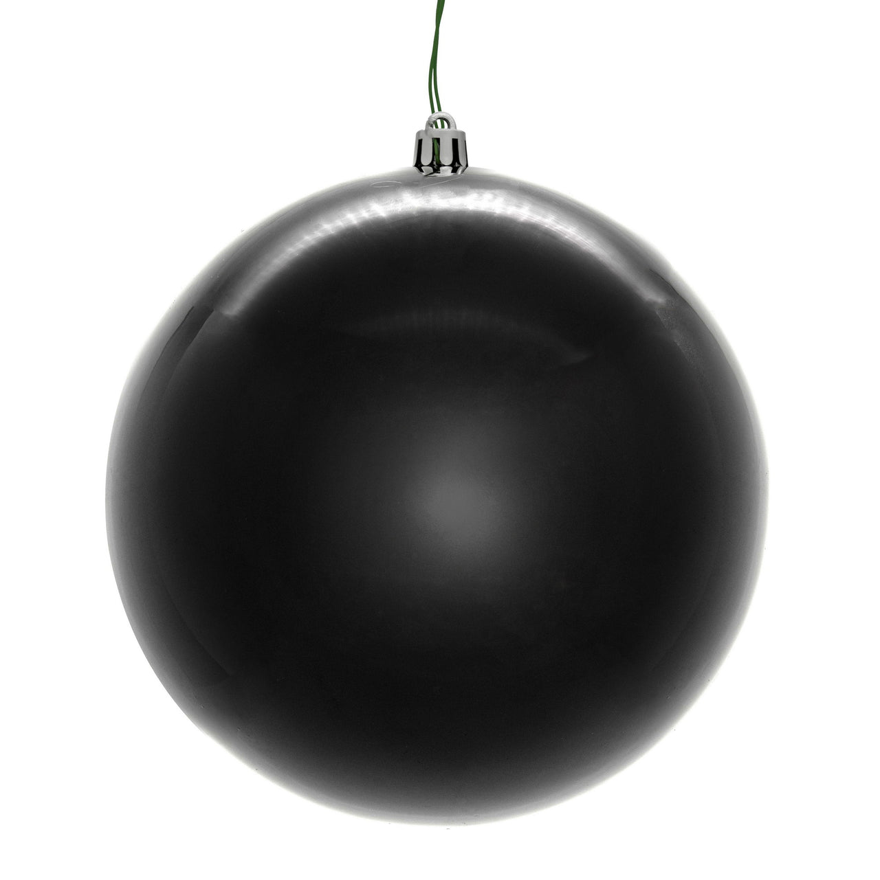 8" Black Pearl Seamless Ball UV Drilled
