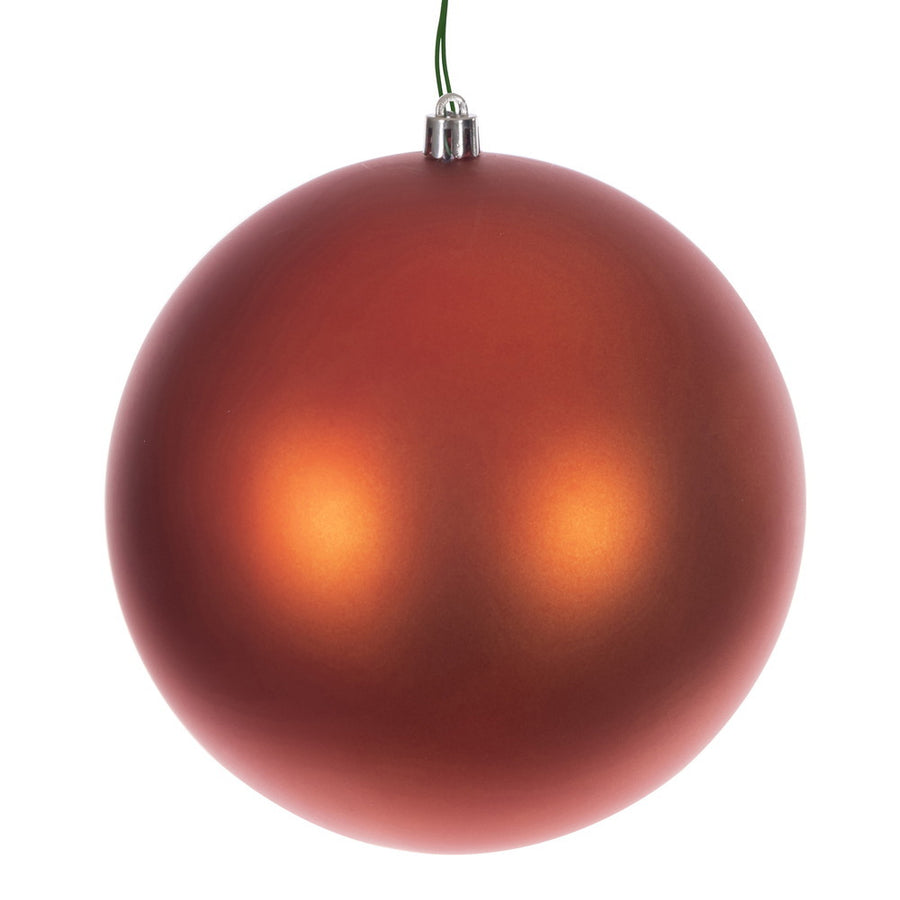 6" Burnish Orange Matte Smls UV Dril 4Bx