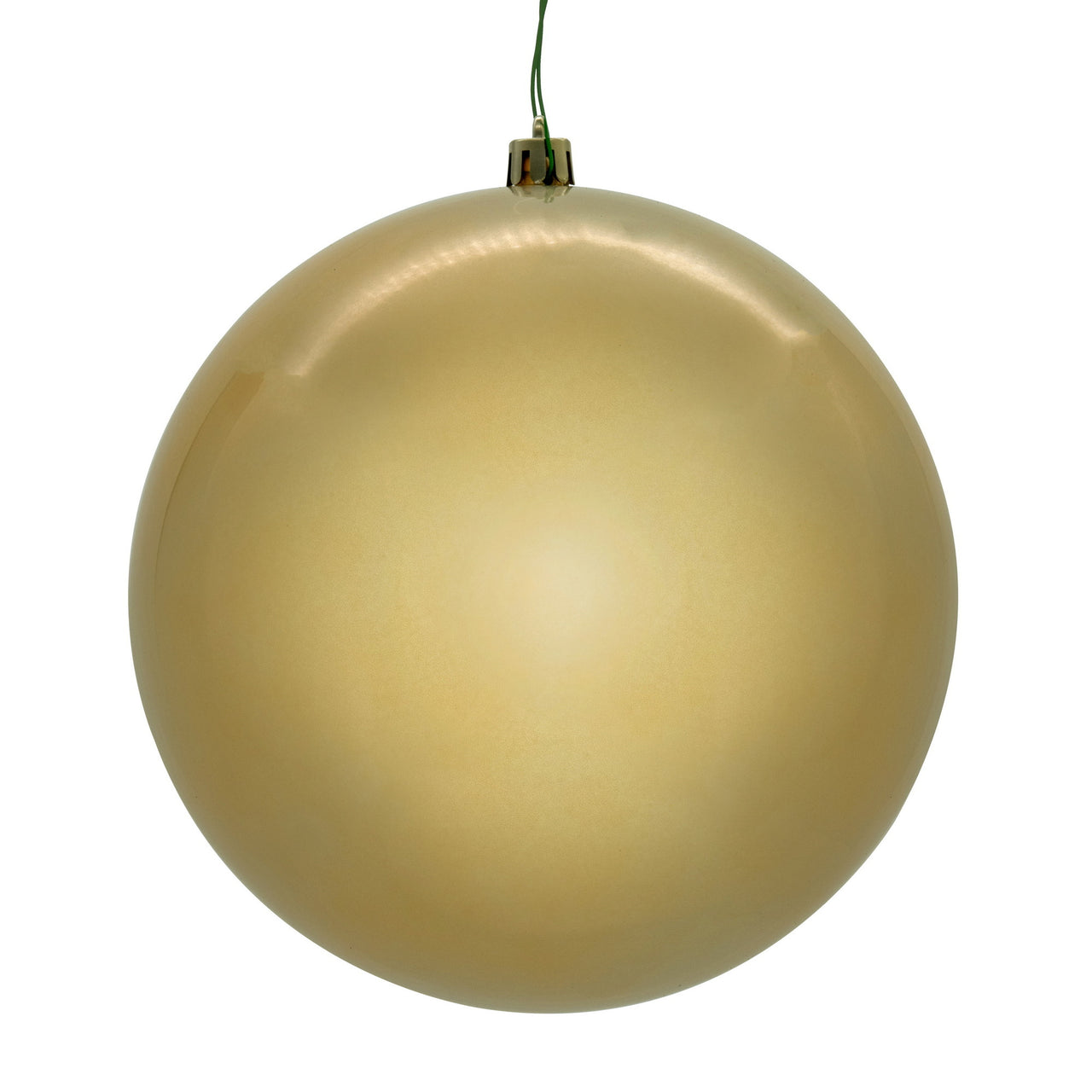 8" Champagne Pearl Seamless UV Drilled