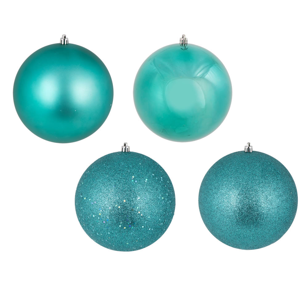 2.4" Teal 4 Finish Ball Asst