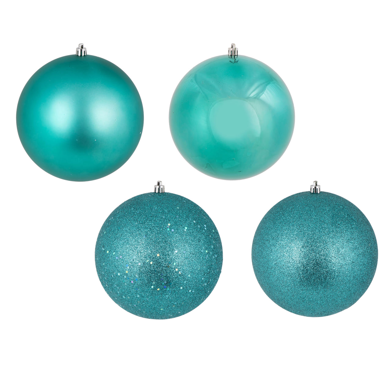4" Teal 4 Finish Ball Asst