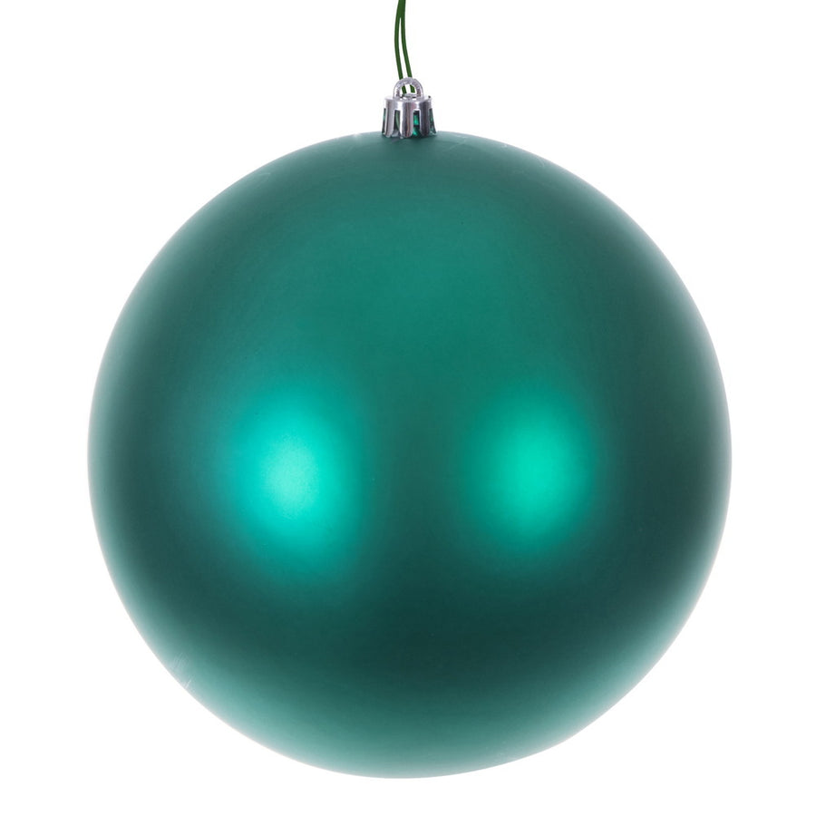 6" Teal Matte Seamless UV Drilled