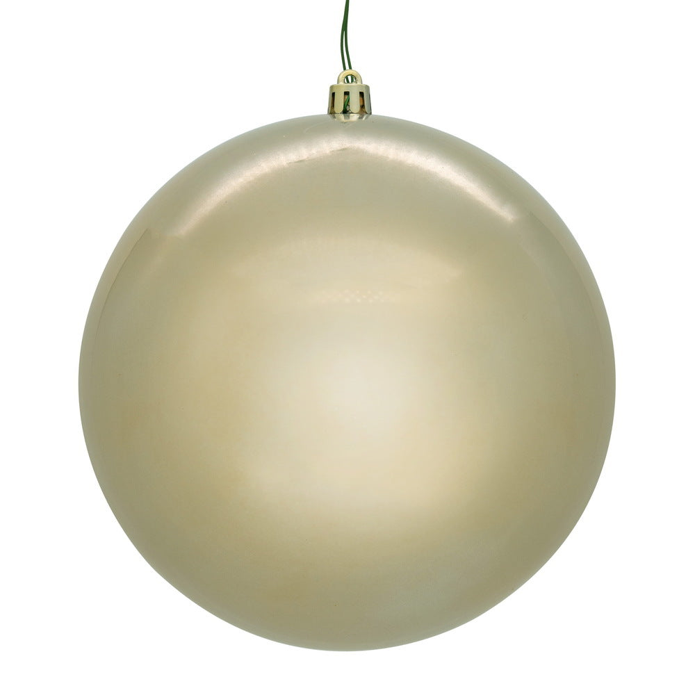 6" Oat Pearl Seamless UV Drilled