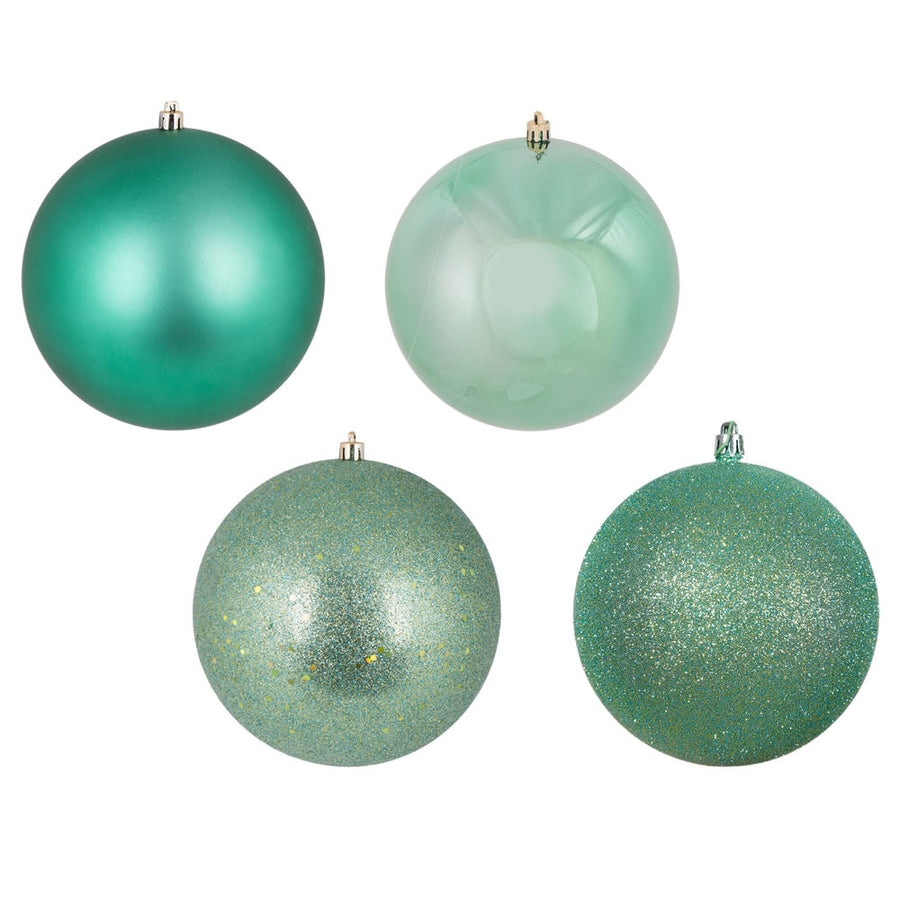 3" Seafoam 4 Finish Orn Asst