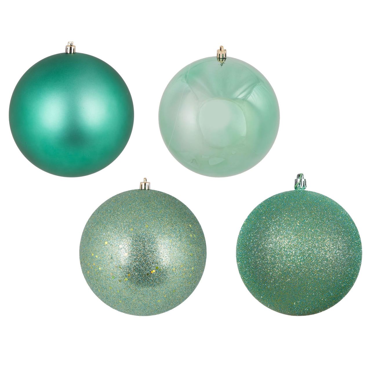 8" Seafoam 4 Finish Orn Asst