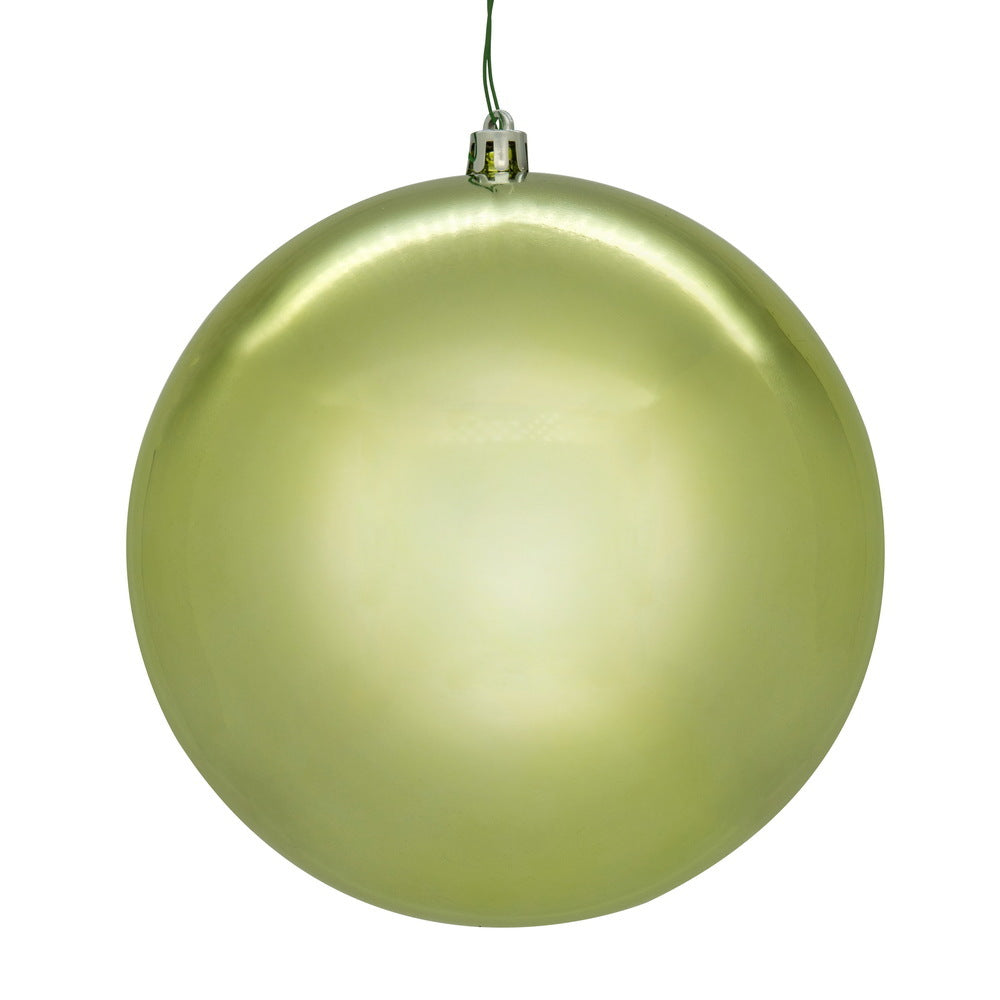 10" Celadon Shiny Seamless UV Drilled