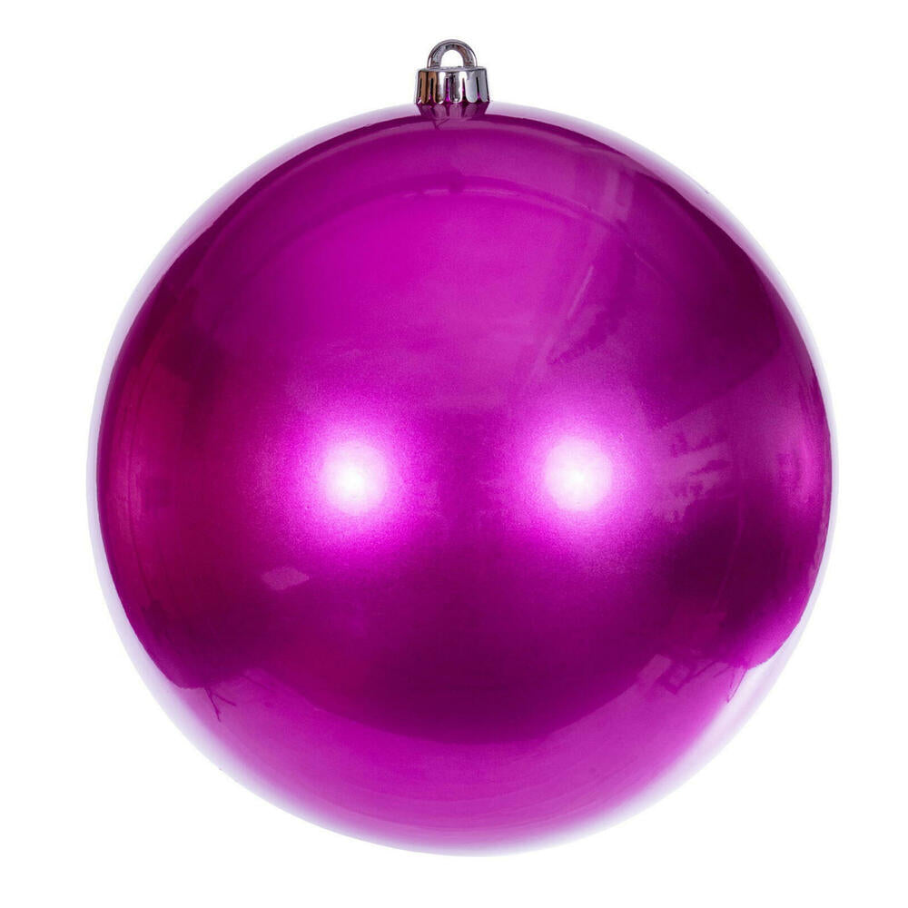 6" Hot Pink Candy Ball UV Drilled