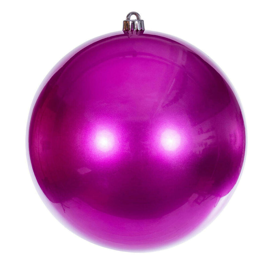 6" Hot Pink Candy Ball UV Drilled