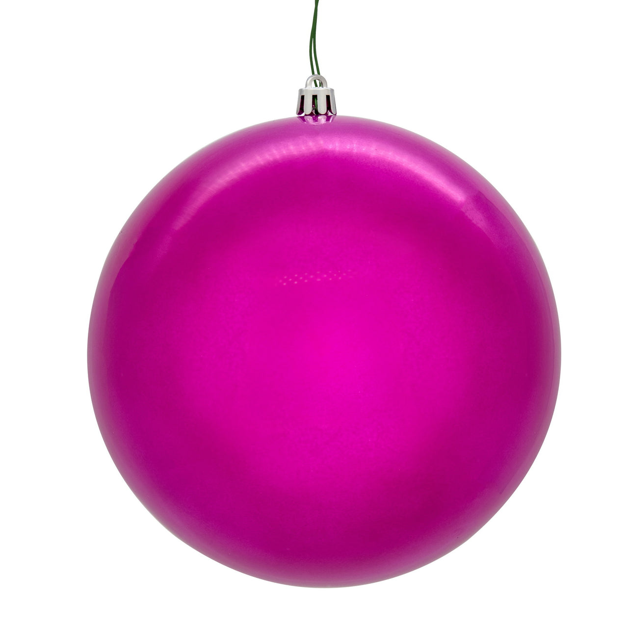 8" Hot Pink Pearl Seamless UV Drilled