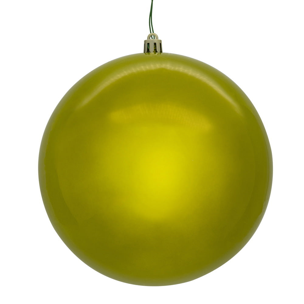 6" Lime Pearl Seamless UV Drilled