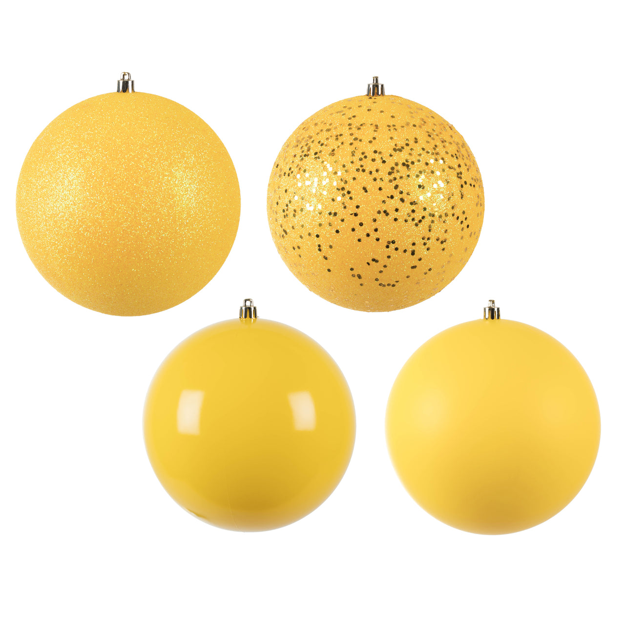 6" Yellow Ball 4-Finish Asst