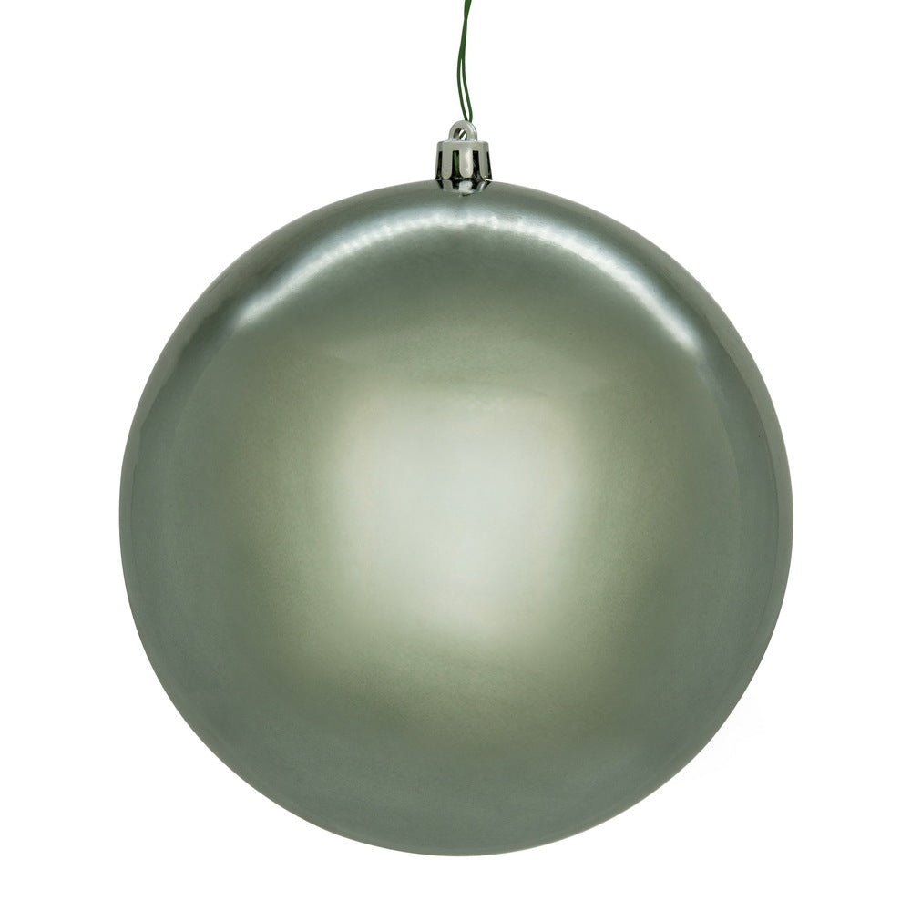 6" Pewter Shiny Seamless UV Drilled