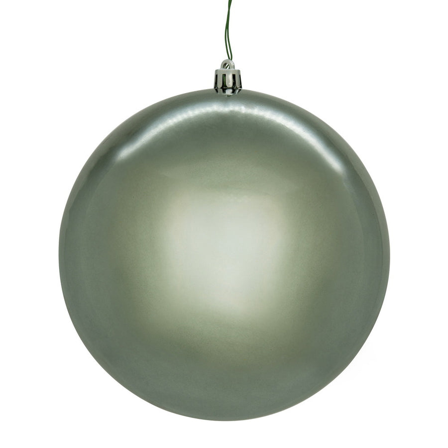 6" Pewter Shiny Seamless UV Drilled
