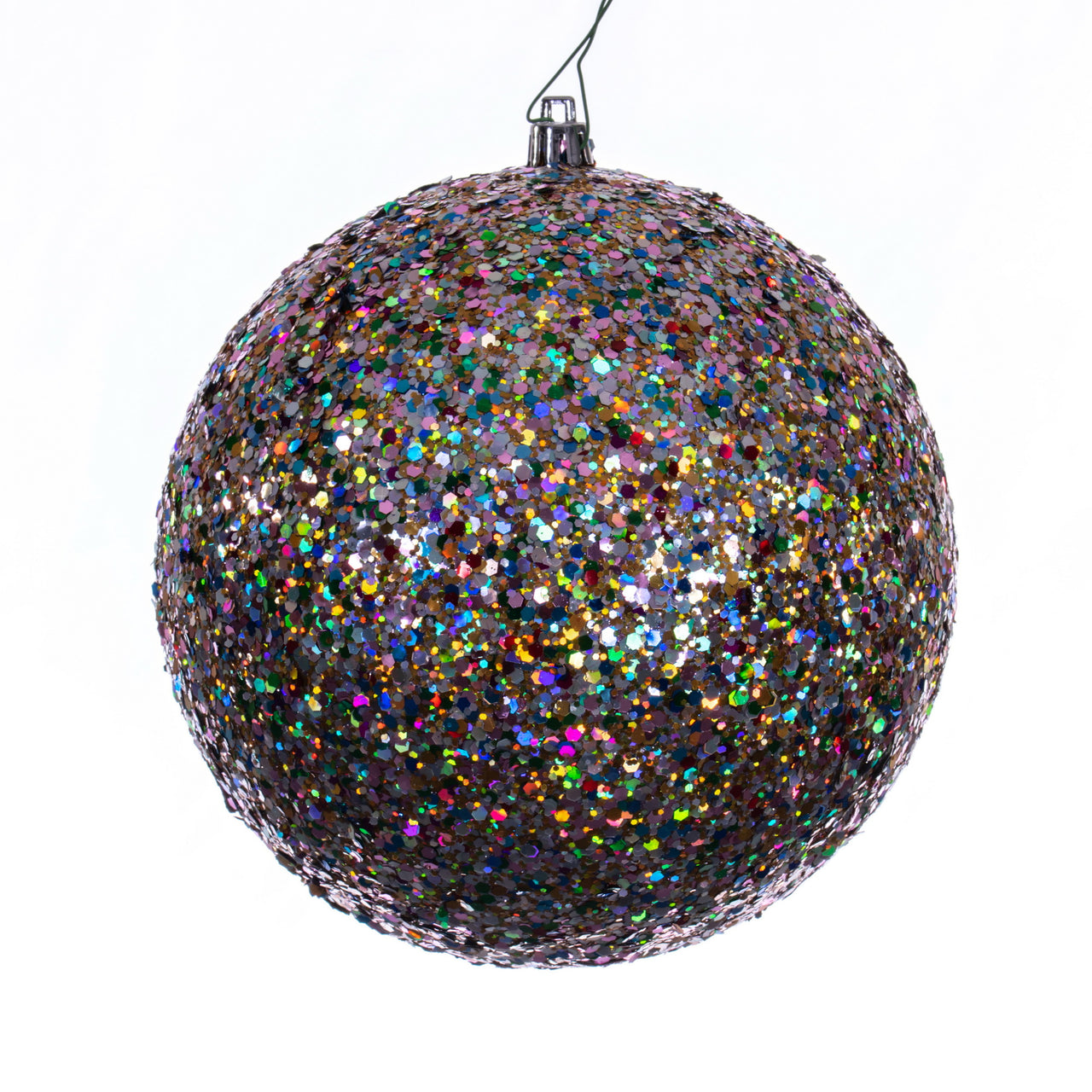 6" Multi-color Sequin Ball Drilled