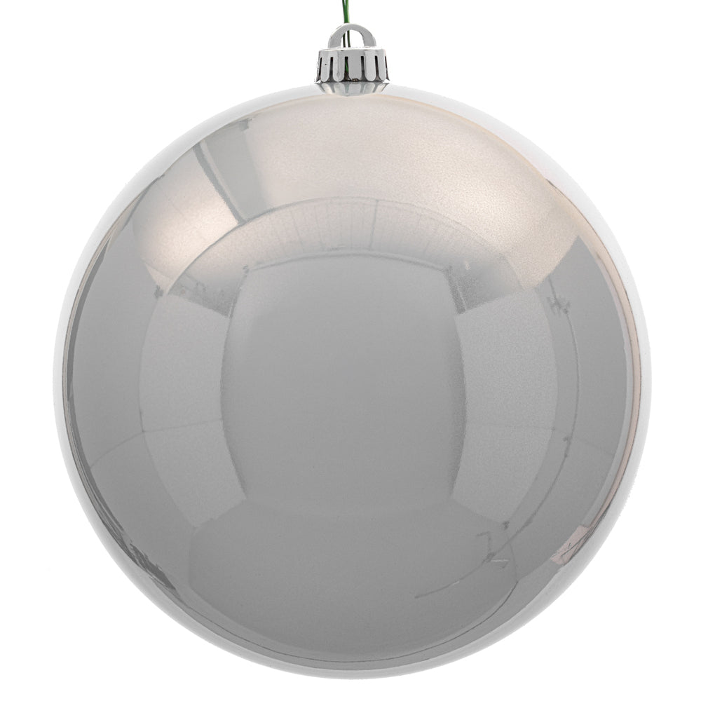 8" Silver Pearl Ball UV Drill