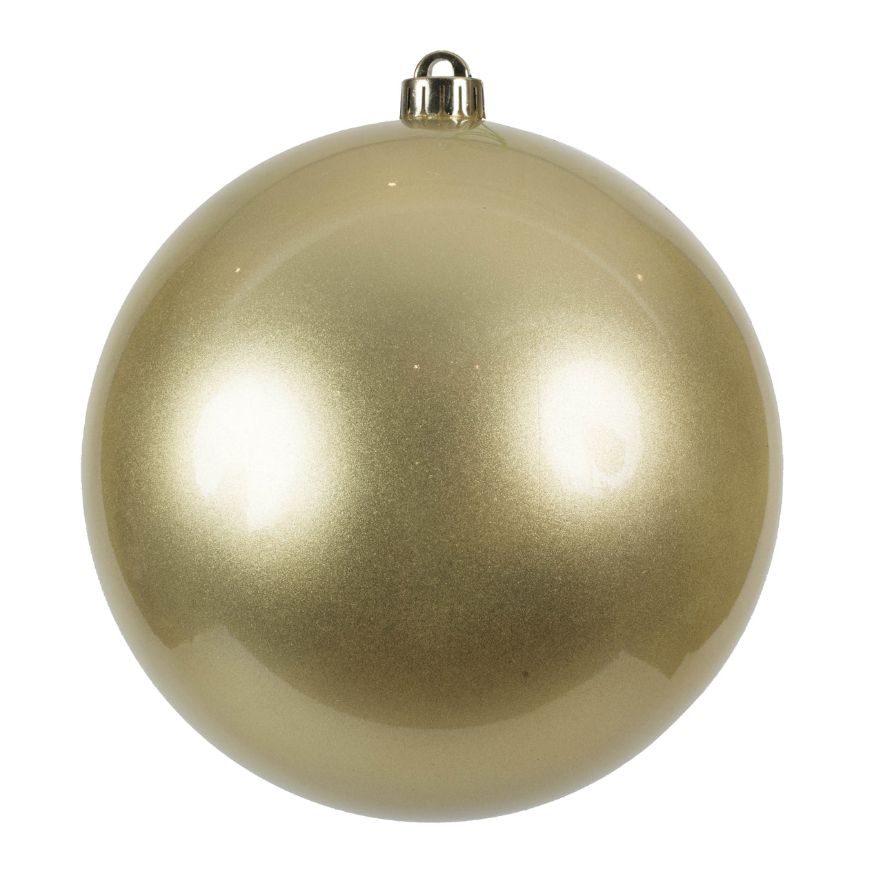 8" Champagne Candy Ball UV Drilled Cap