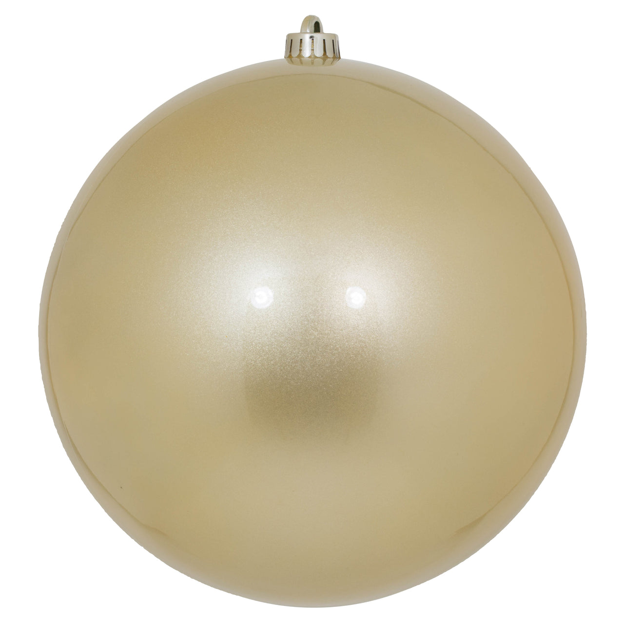 10" Champagne Candy Ball UV Drilled Cap