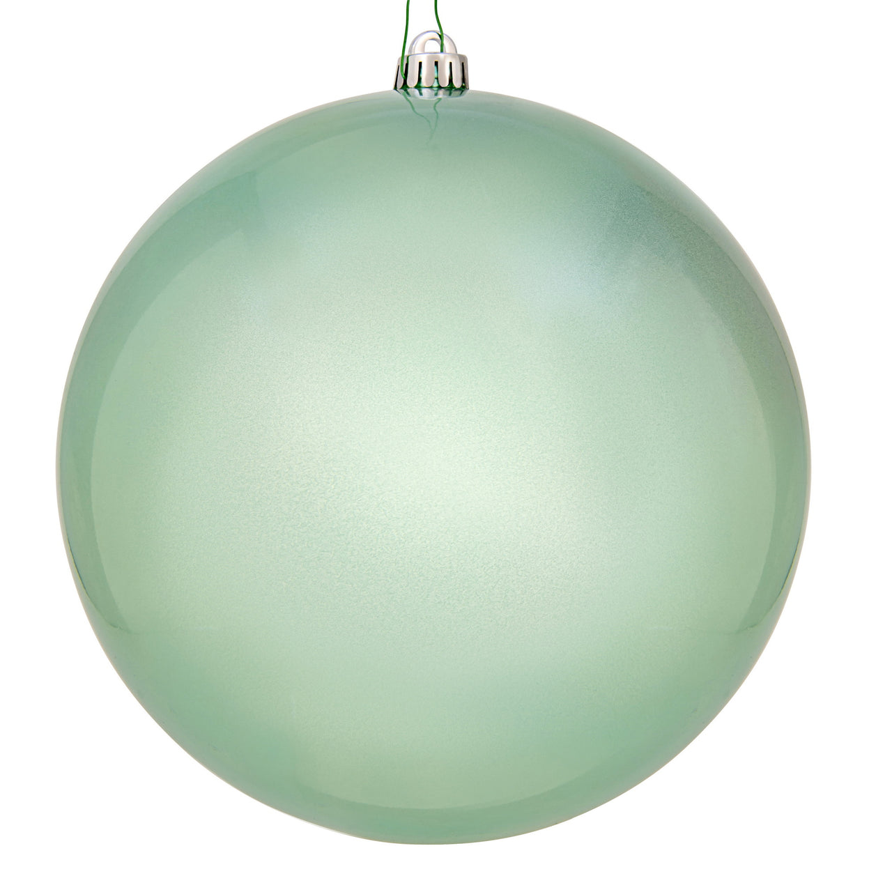 12" Frosty Mint Candy Ball UV Drilled