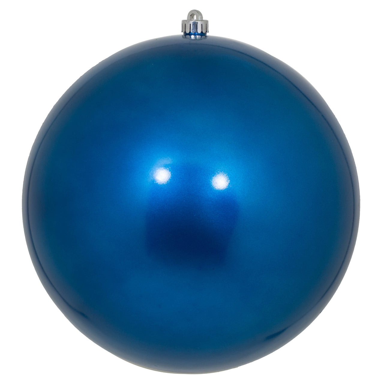 12" Blue Candy Ball UV Drilled Cap