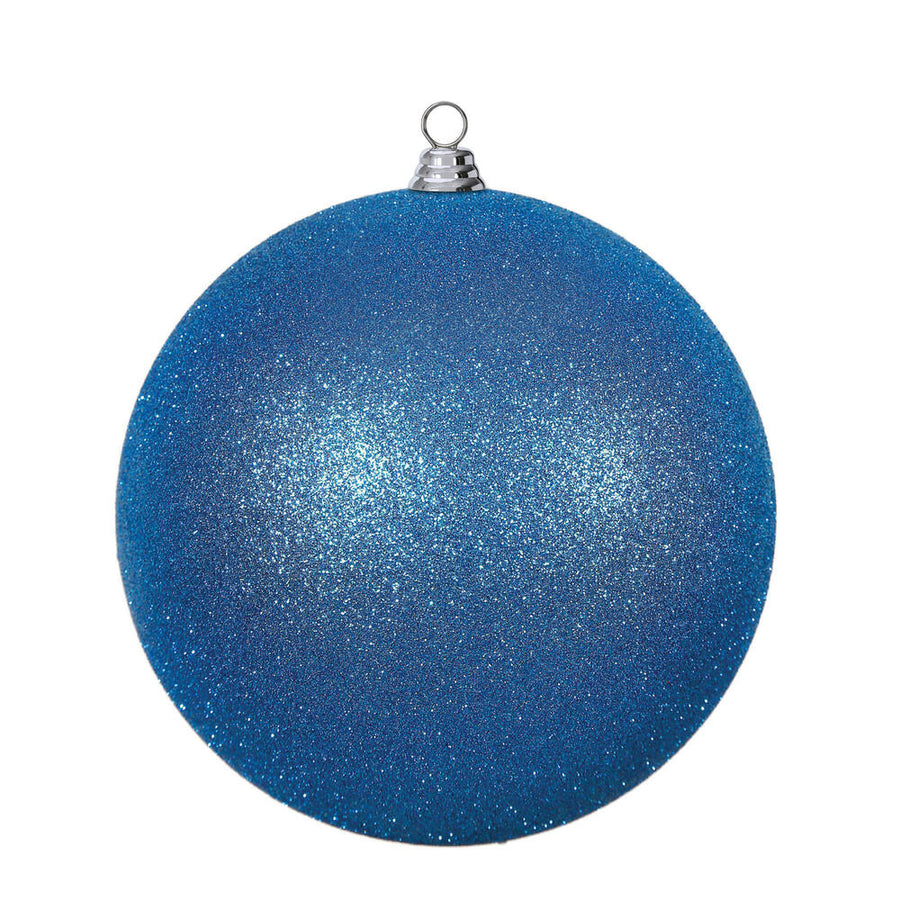15.75" Blue Glitter Ball