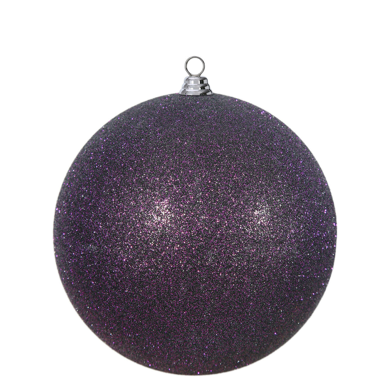15.75" Plum Glitter Ball